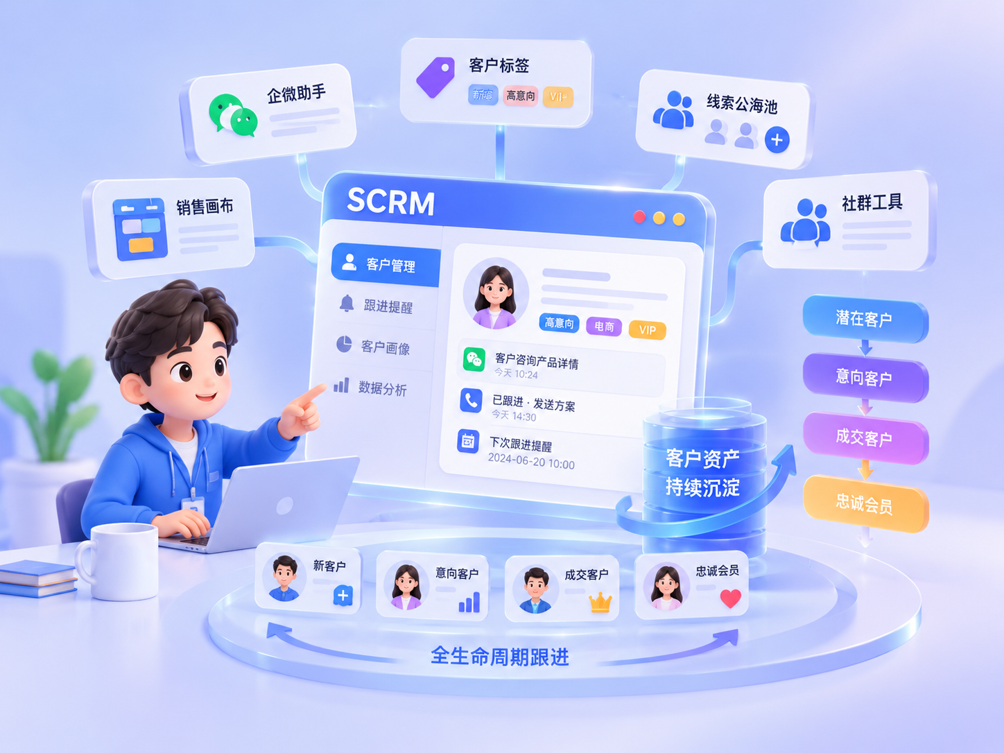SCRM沉淀客户资产