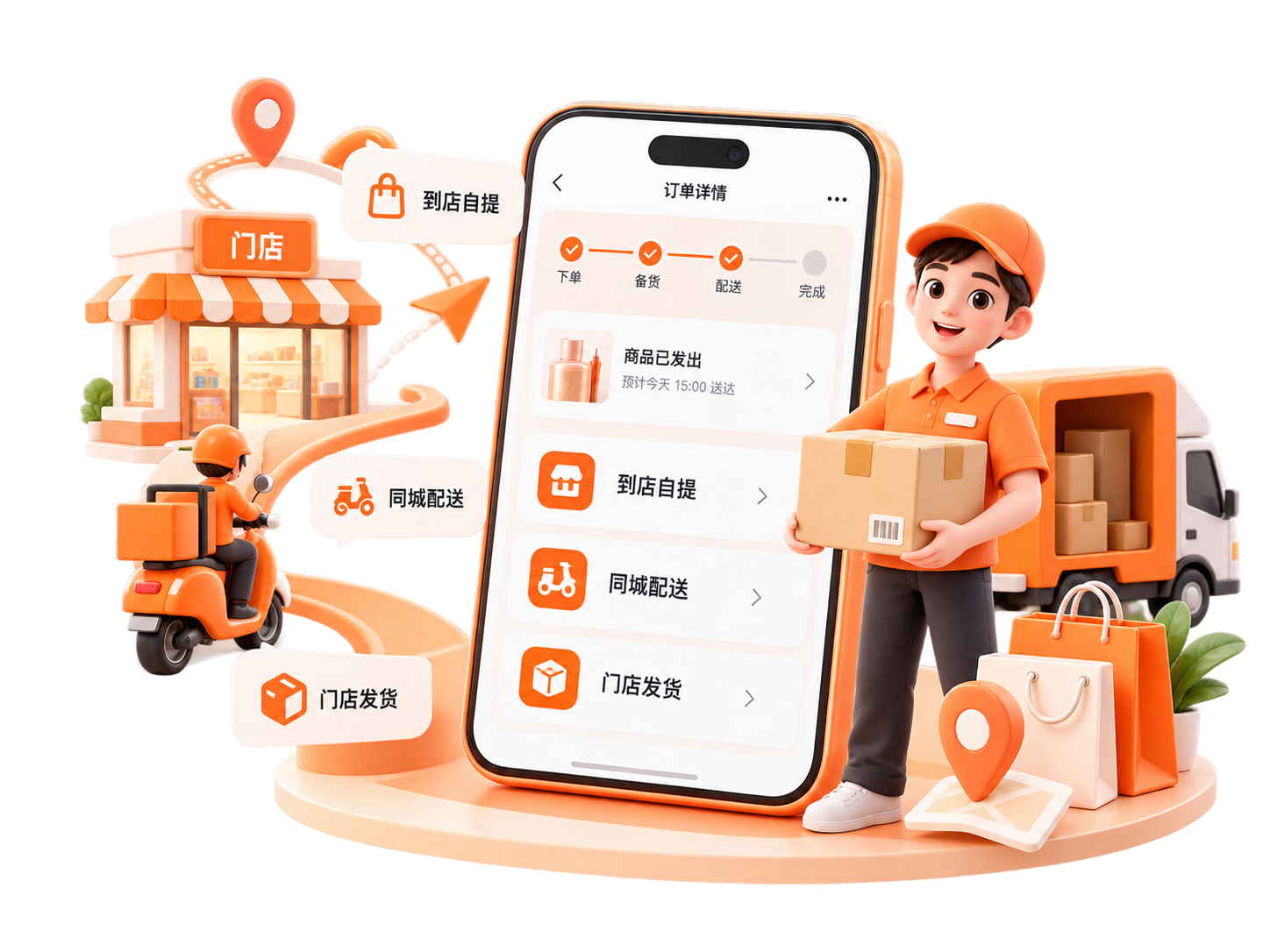 履约提货示意